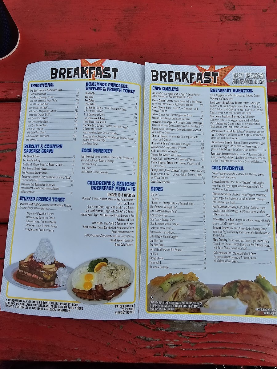 Newport Cafe Menu - Image 2