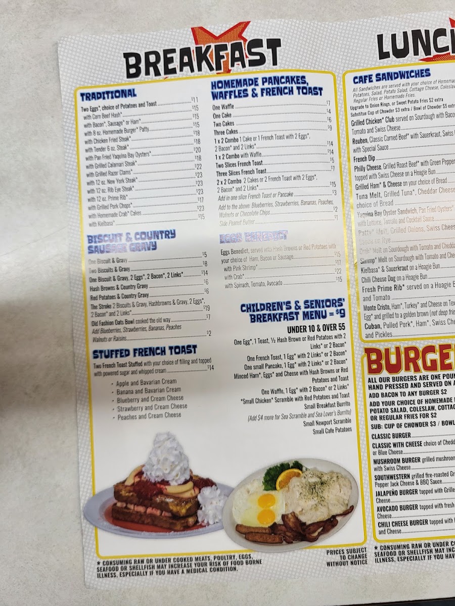 Newport Cafe Menu - Image 6